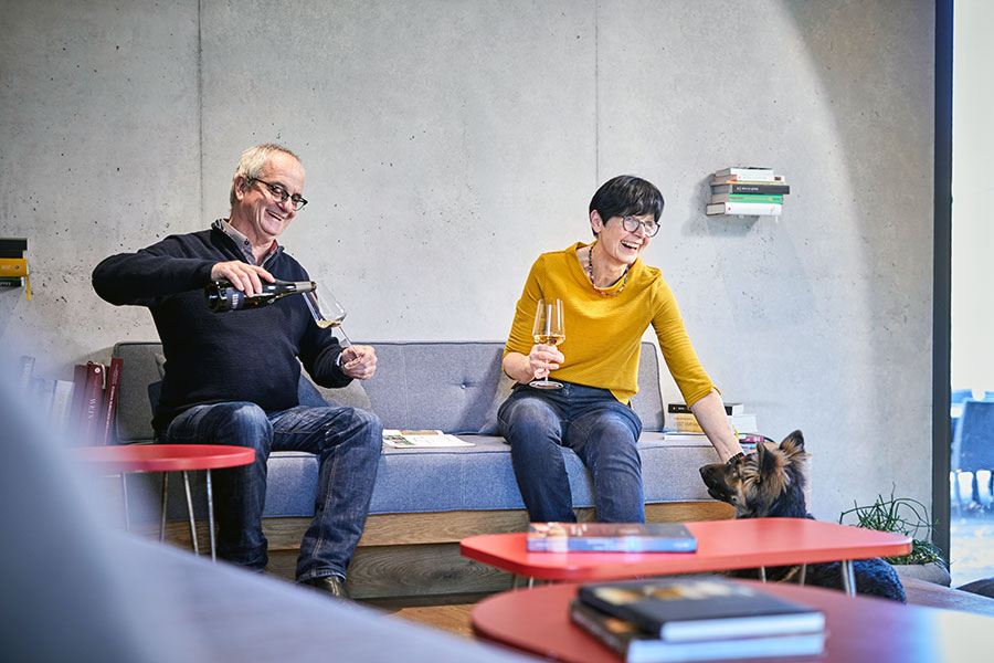 Marita und Ulrich Klumpp, die Elterngeneration auf dem Weingut Klumpp