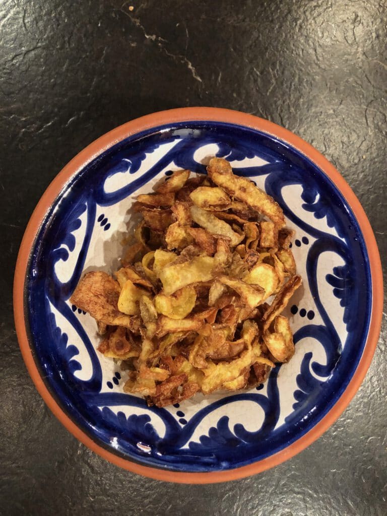 Chips aus Mettenberger Kartoffelschalen